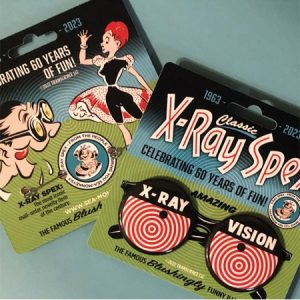 60th Anniversary of X-Ray Spex® Pin-Backed Button